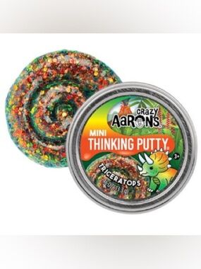 CRAZY AARON’S | Thinking Putty Mini Tin Triceratops